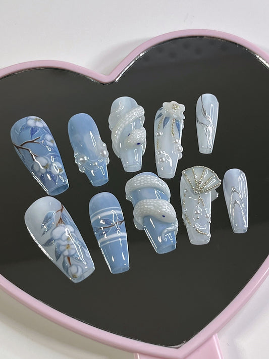 Snake and Plum Blossoms Set