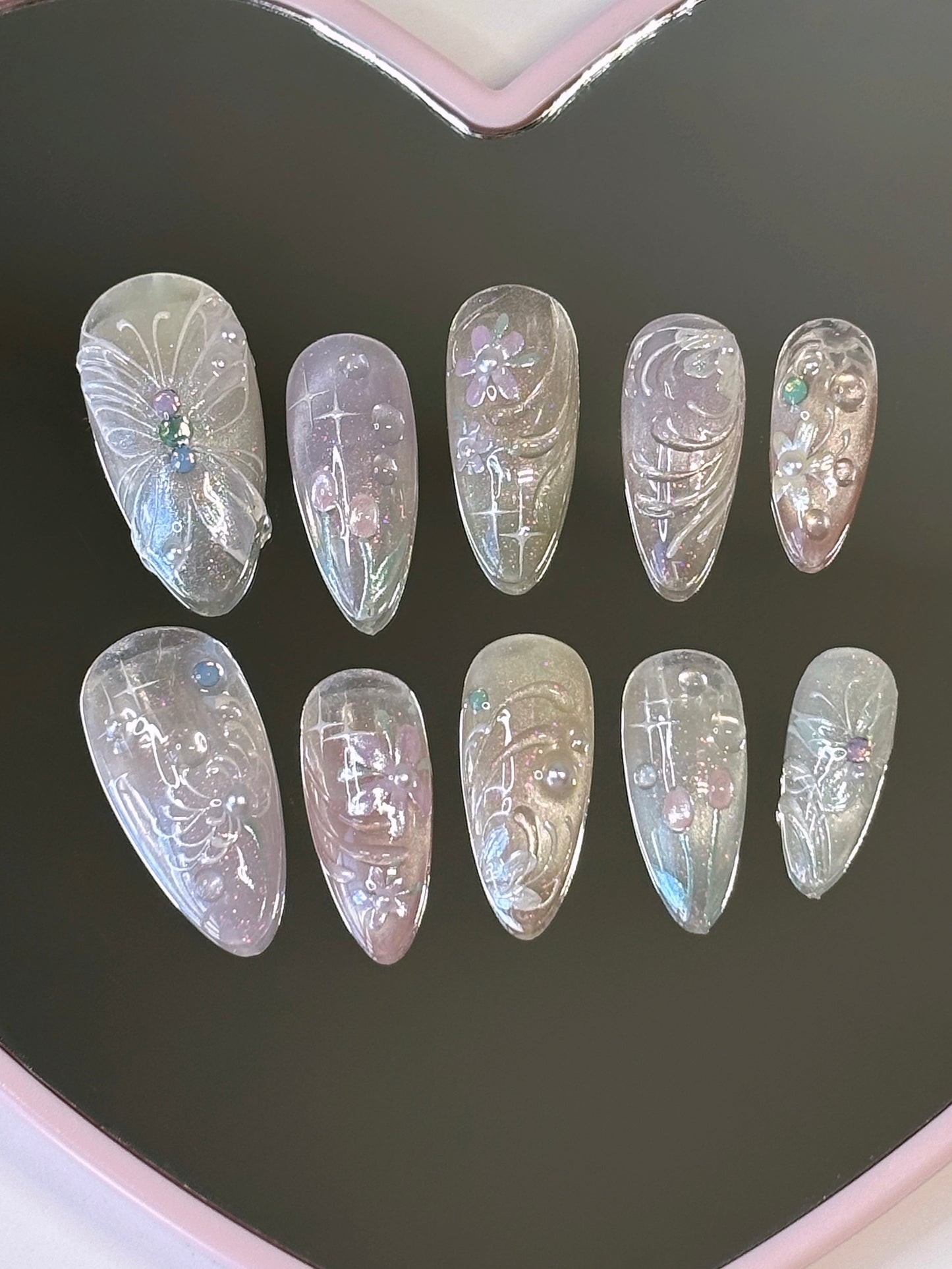 Shimmery Pastel Garden Set