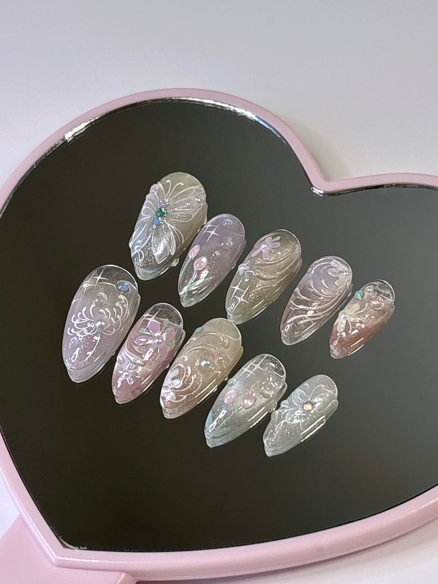 Shimmery Pastel Garden Set