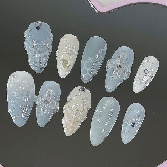 Baby Blue Seashells Set