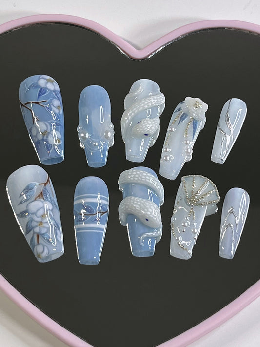 Snake and Plum Blossoms Set