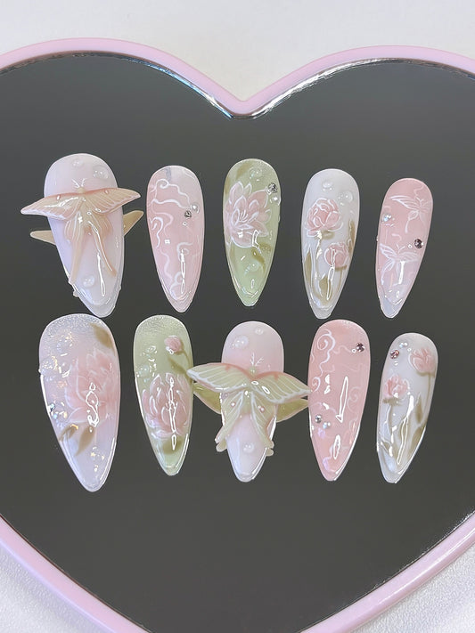 Chinese Moon Moth Set