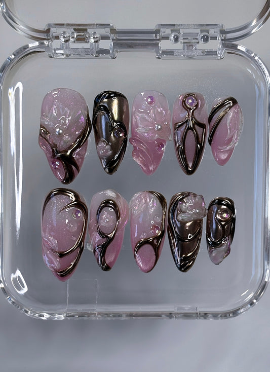 Mystbloom Set - Valorant Inspired Press-On Nails