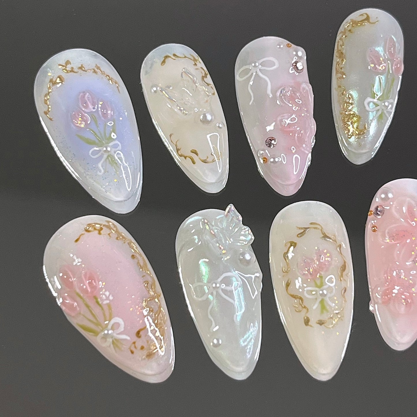 Pastel Spring Tulip Set