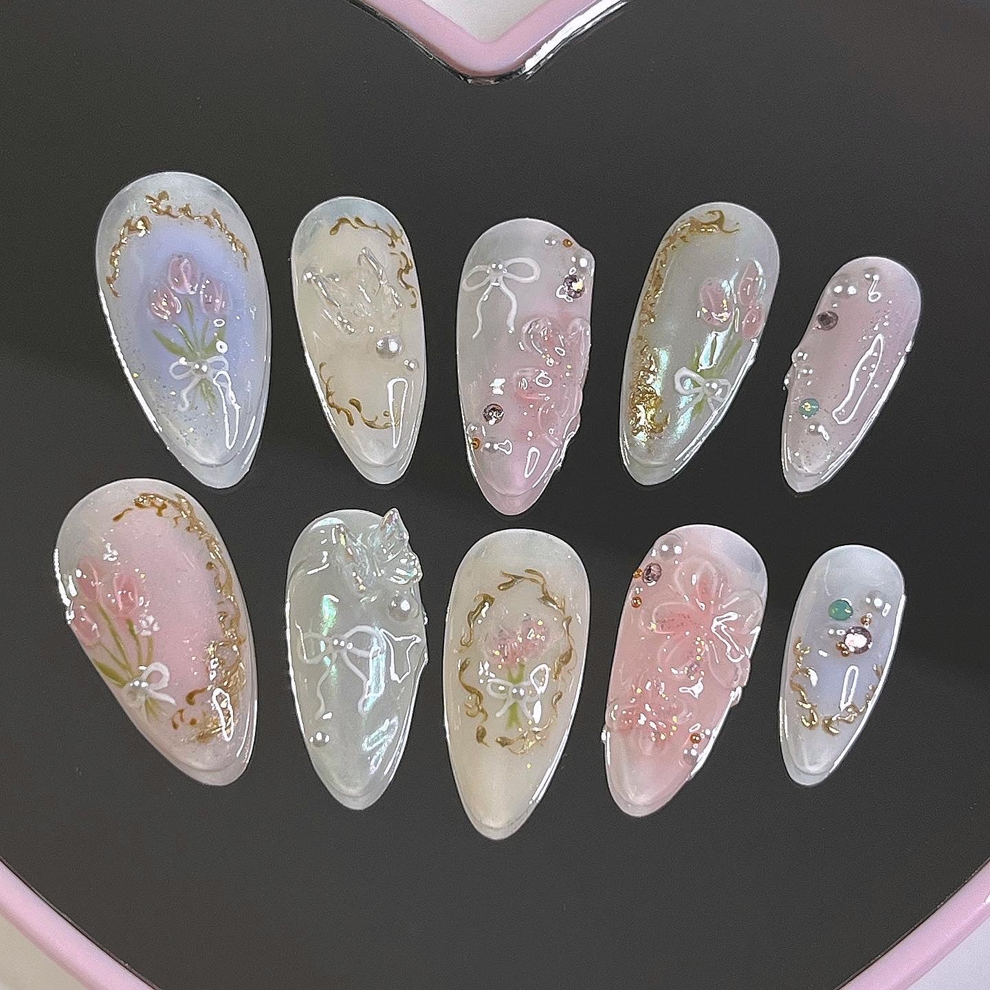 Pastel Spring Tulip Set