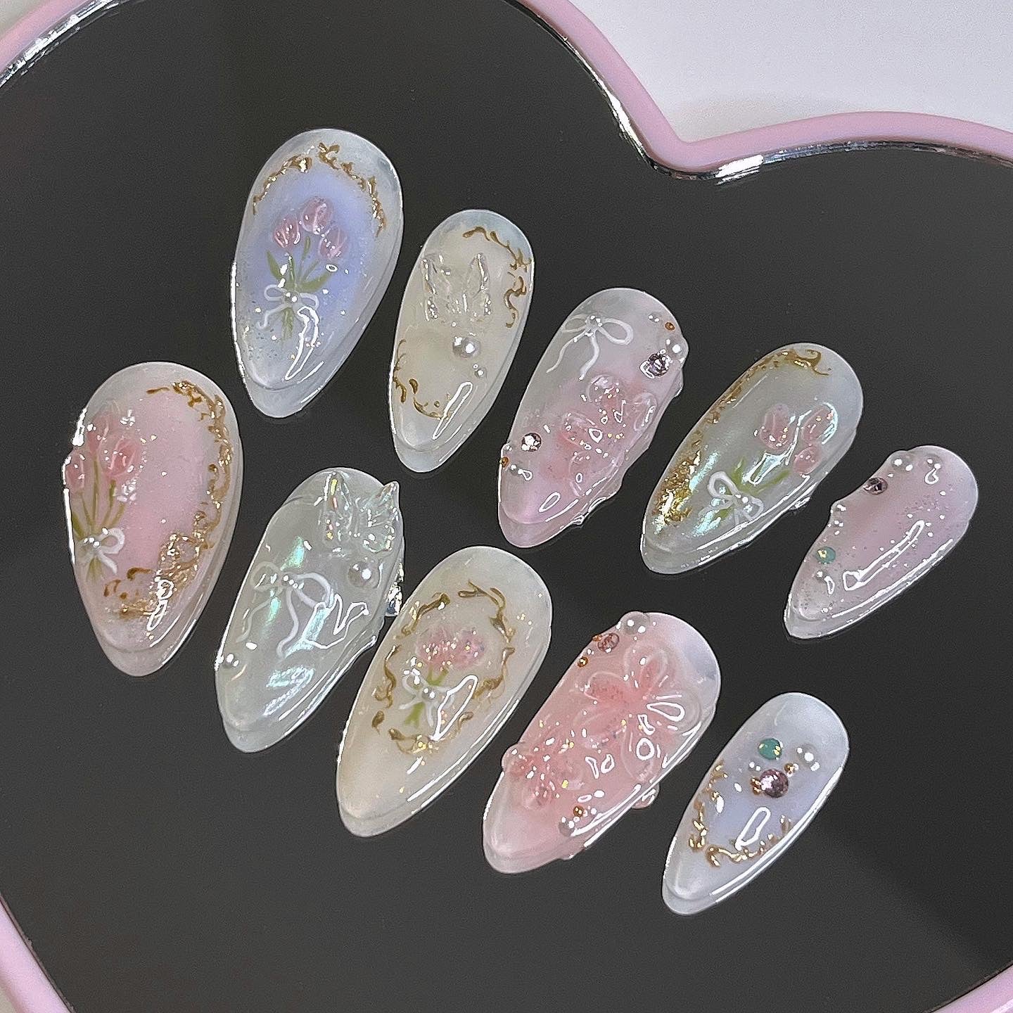 Pastel Spring Tulip Set